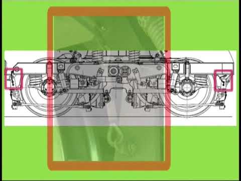 Тележка электровоза 2эс6