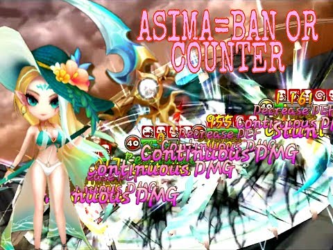ASIMA OP COMBO IN RTA,BAN OR COUNTER-SUMMONERS WAR