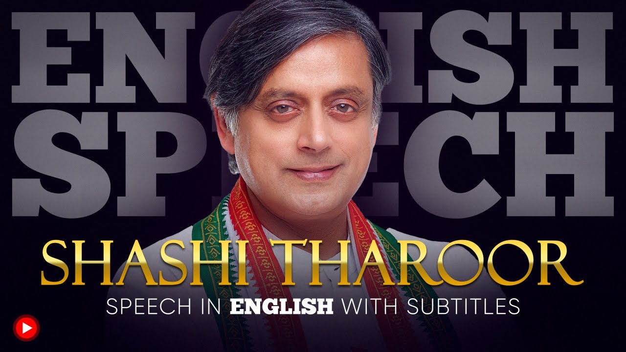 ENGLISH SPEECH | DR. SHASHI THAROOR: Britain Must Apologise (English Subtitles)