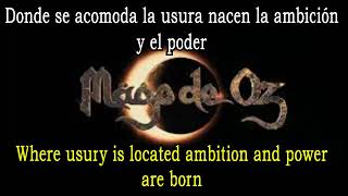 Mago de Oz La Costa Del Silencio (english lyrics y letra).