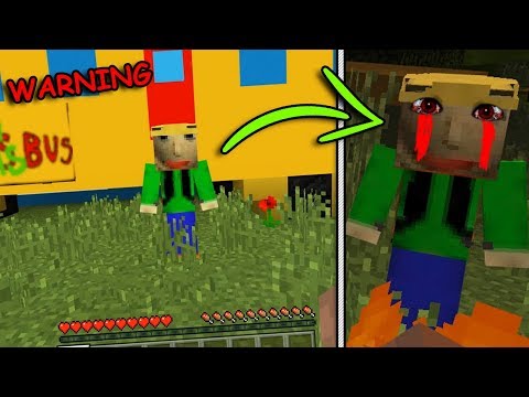 Baldi's Basics Fieldtrip in Minecraft Pocket Edition... (WARNING: SCARY)