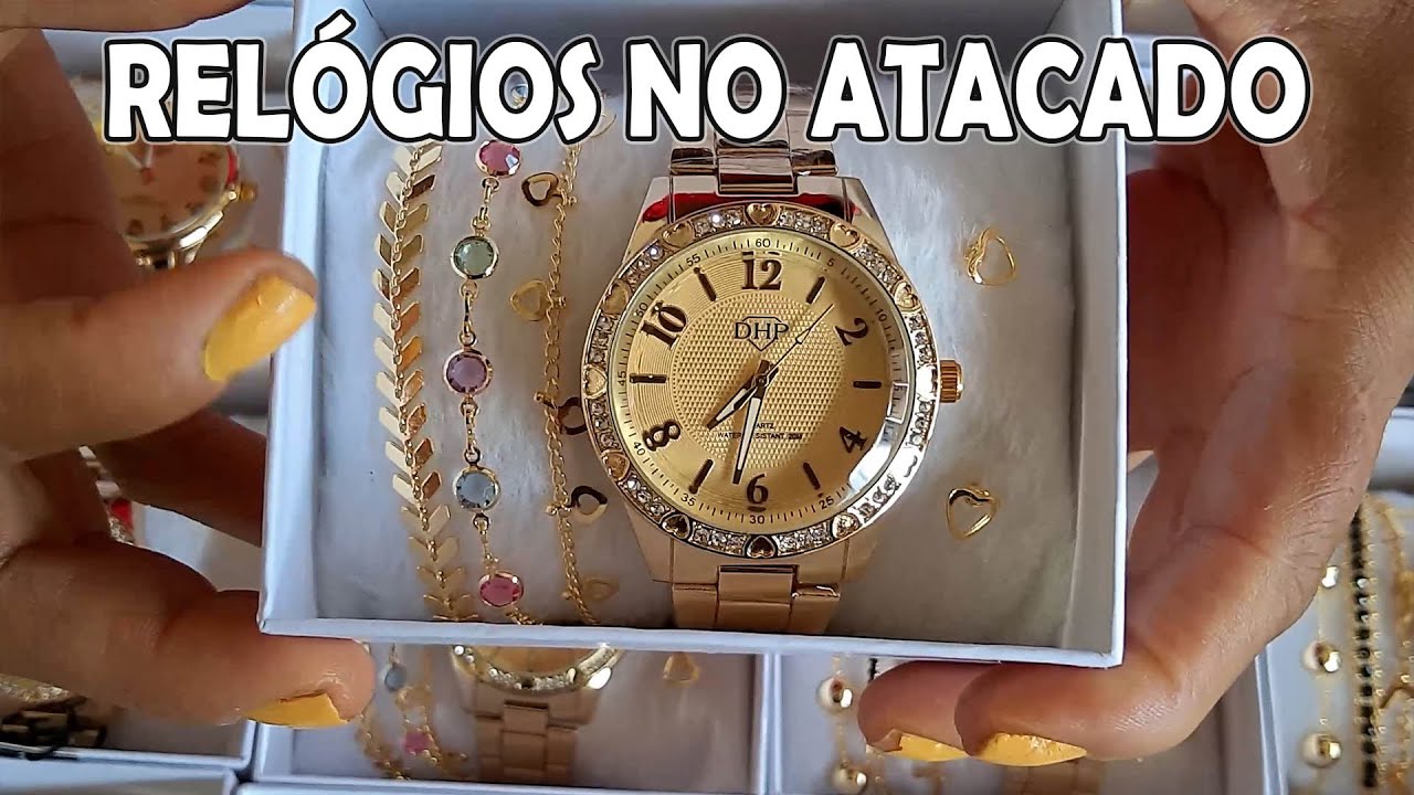 RELÓGIOS NO ATACADO Brás SÃO PAULO, ganhe com revenda