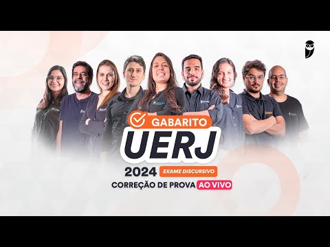 Gabarito UERJ 2024 Exame Discursivo – Correção de prova AO VIVO