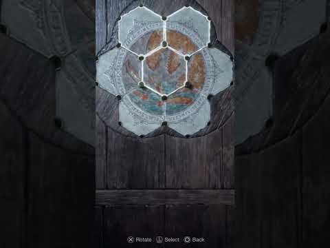 How to solve the hexagon puzzle in Resident Evil 4.