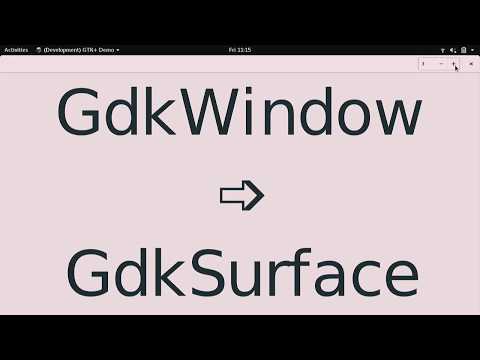 GUADEC 2018 - Benjamin Otte - GTK4 Lightning talks