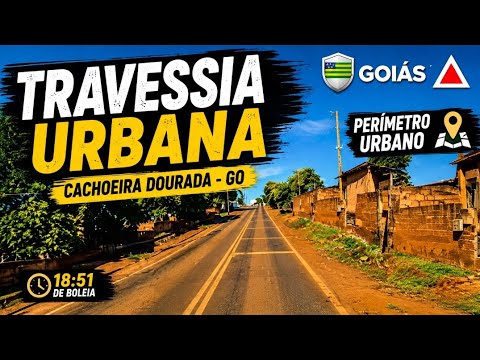 Travessia Urbana em Cachoeira Dourada - GO
