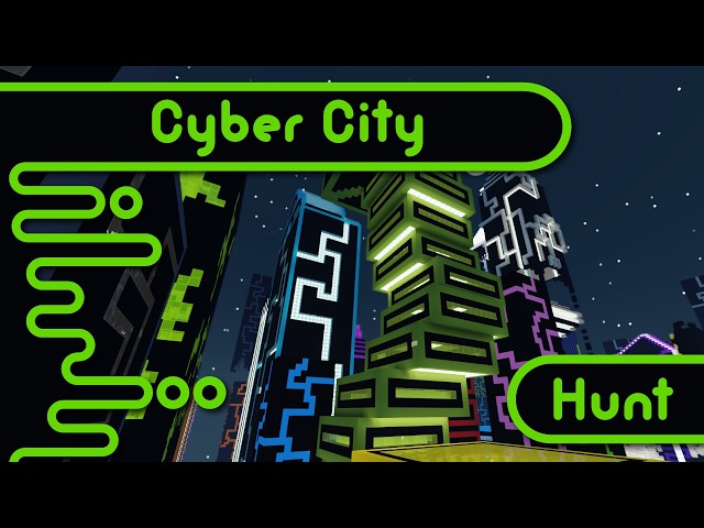 Cyber City Hunt Minecraft Map
