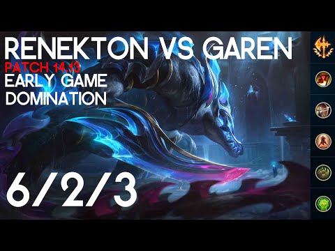 Renekton vs Garen I 14.13 Toplane Matchup I Emerald 1