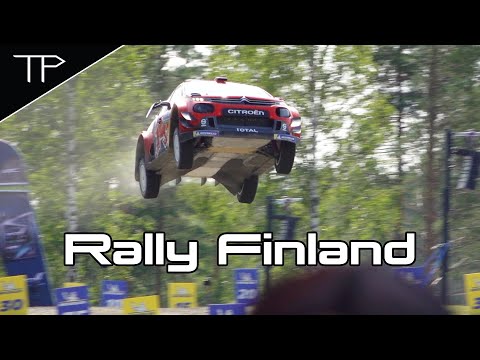AI 4K remaster - WRC Neste Rally Finland 2019 - Highlights, max attack & big moments