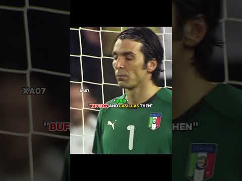 Buffon & Casillas Now And Then🥶☠️ #shorts #ronaldo #messi #shortsvideo