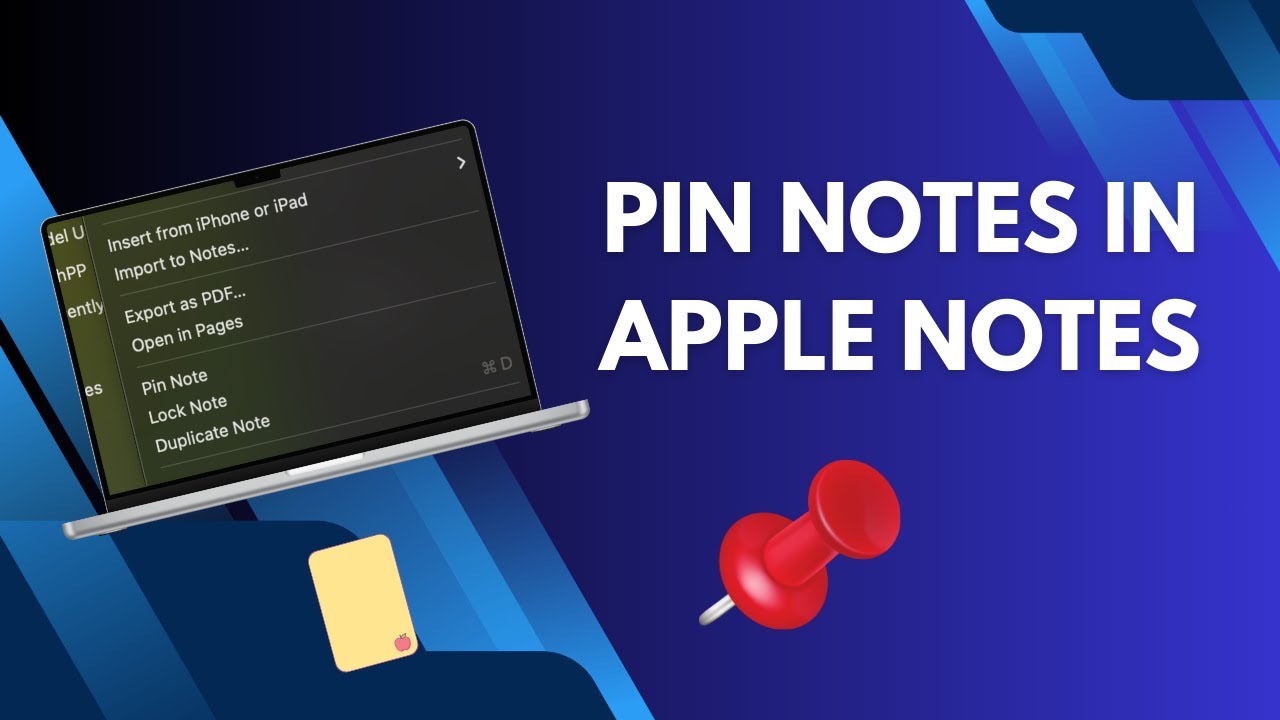 How to Pin a Note in Apple Notes on Mac