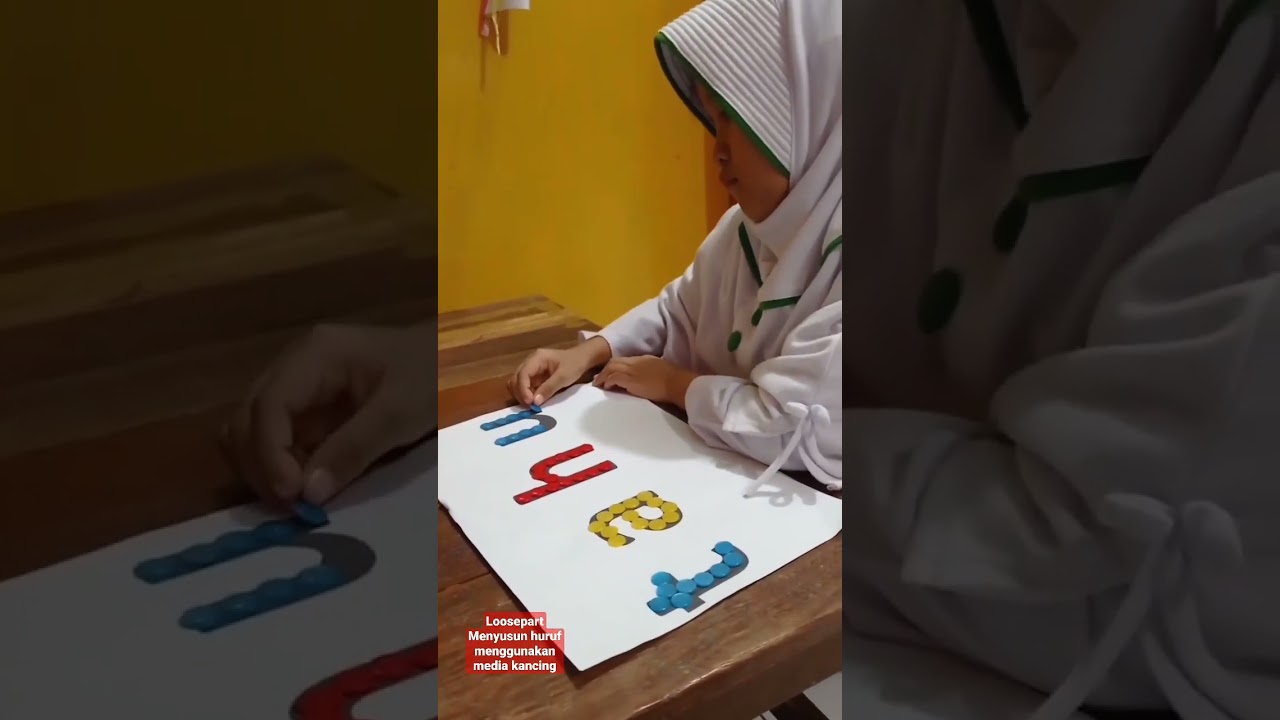 Loosepart menyusun huruf #short