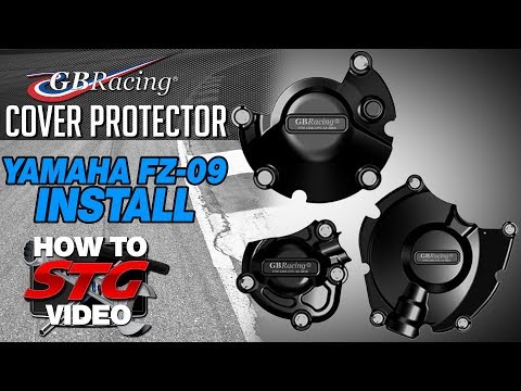 How to Install GB Racing Yamaha FZ-09 / MT-09 14-20 Engine Cover Set from Sportbiketrackgear.com