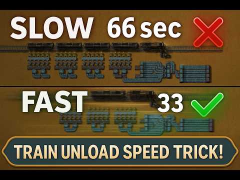 Master Factorio Trains loading and unloading in 10 Minutes - Complete Beginner Guide!