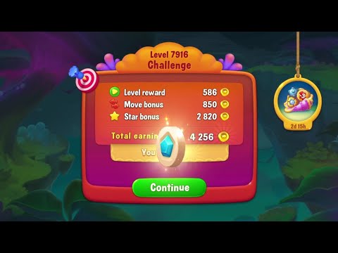 @Fishdom Win Strikes Level 7912 - Special Level 7916 Challenge