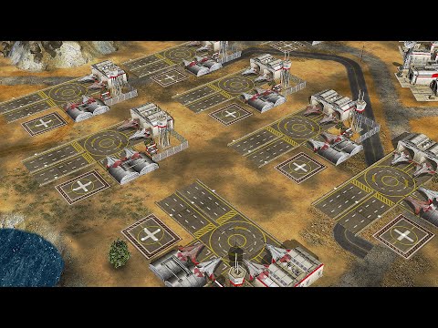 Supreme USA + Nuke Aurora vs 7 USA Super - Command & Conquer Generals Apocalyptic