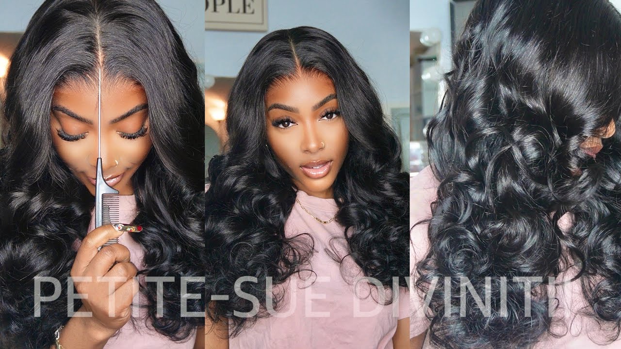 THE MOST FLAWLESS READY & GO CURTAIN BANG GLUELESS WIG ft. West Kiss Hair | PETITE-SUE DIVINITII