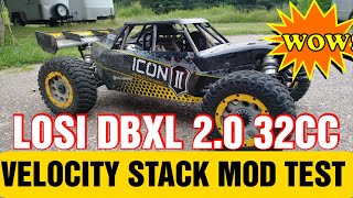 GAS RC CAR LOSI DBXL 2.0 VELOCITY STACK MOD