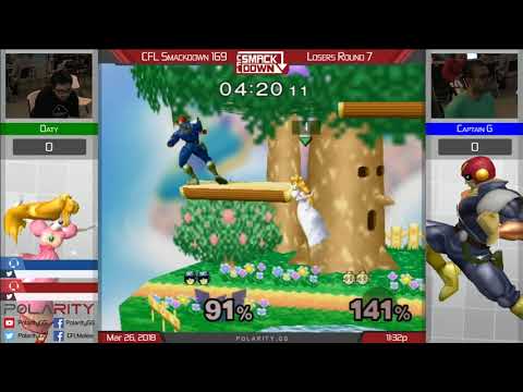 CFL Smackdown 169 Melee - Oaty (Peach) vs Captain G (Falcon) - Losers R7