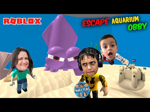 Precisamos Sair Desse Aquario Roblox Escape The Aquarium Obby - download roblox parkour de meninos e meninas escape boys and