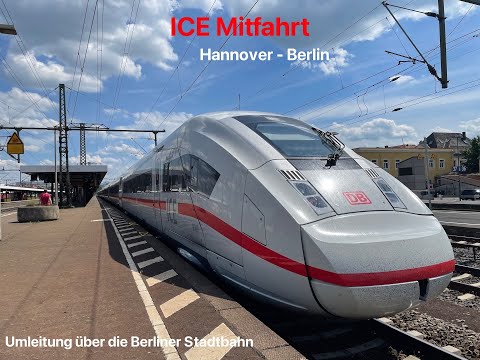 ICE Mitfahrt/Trainride | Hannover - Berlin | Vmax 250 km/h