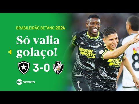 FOGÃO FAZ 3 GOLAÇOS, AMPLIA VANTAGEM NA LIDERANÇA E VASCO AINDA TEM EXPULSÃO | BOTAFOGO 3X0 VASCO