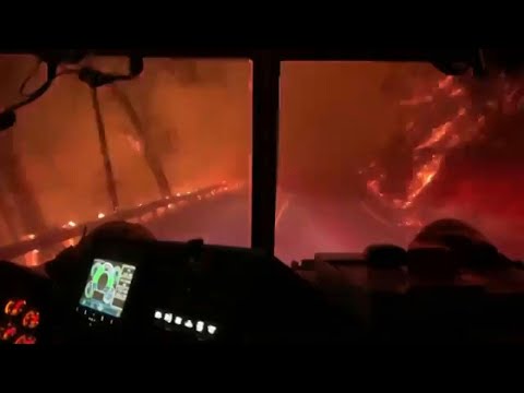 Feuerwehr zeigt Bilder aus Flammenmeer in Kalifornien | AFP