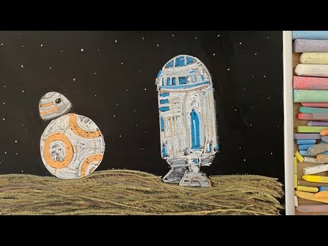 Star Wars! ♫ Chalk Art Lullaby for Babies, Pets, Plants, or You ;)