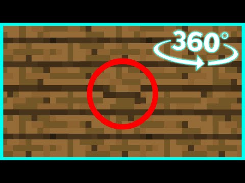 VR Planet - Minecraft - 360° YOU Have 1 minute to Find The BUTTON - Minecraft [VR] 4K Video