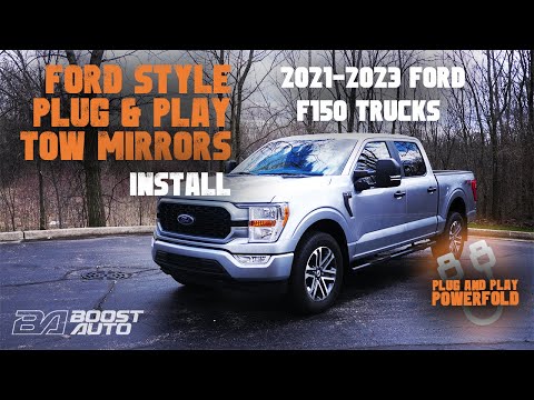 Towing Mirror Upgrade: 2021-2023 Ford F150 Tow Mirrors - Boost Auto