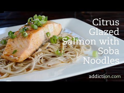 Recipes for Recovery: Citrus Glazed Salmon with Soba Noodles