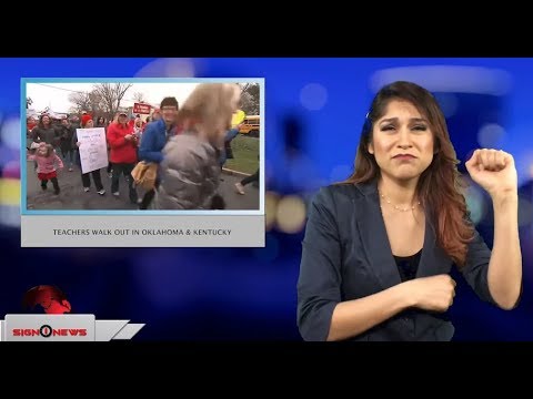 Teachers walk out in Oklahoma & Kentucky (ASL - 4.2.18)