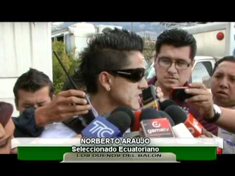 Norberto Araujo convocado a la Selección de Ecuador
