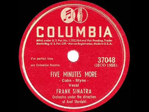 1946 HITS ARCHIVE: Five Minutes More - Frank Sinatra (his original #1 version)