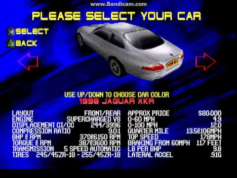 Test Drive 5 - Car Select