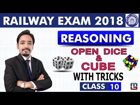 Open Dice & Cube With Tricks | Reasoning | RRB | Railway ALP / Group D | Reasoning By Puneet Sir Video