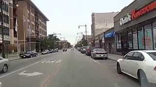 preview picture of video 'Cruising North Down Halsted From 35th to 31st In Bridgeport Chicago USA'