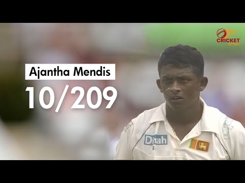 Mystery Spinner : Ajantha Mendis 10 wickets for 209 vs India | SL vs Ind 2nd Test 2008 at Galle