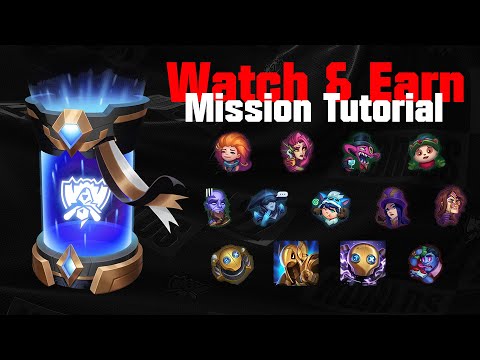 Watch & Earn Missionen abschließen | How to complete Drops! [still working worlds 2022]