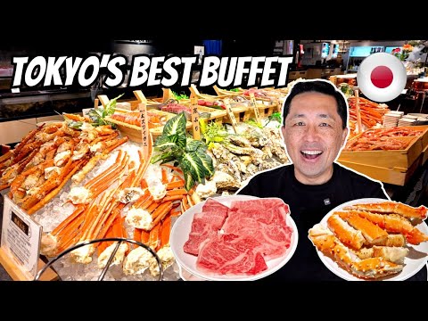 Incredible ALL YOU CAN EAT Seafood Buffet in Tokyo 🇯🇵 Ginza Happo Best Buffet in Japan