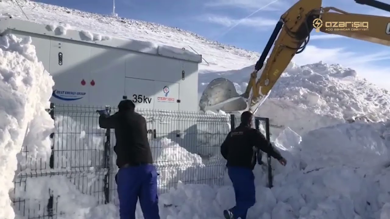 “Azərişiq” Kəlbəcərdə yenidənqurma işləri aparır VİDEO