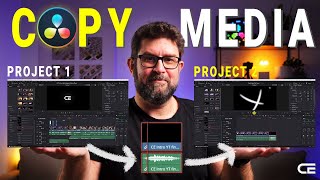 DaVinci Resolve 19 - Copy Media Files between Projects in NO TIME!
