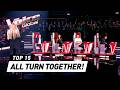 PERFECT TIMING When All Chairs Turned Together On The Voice