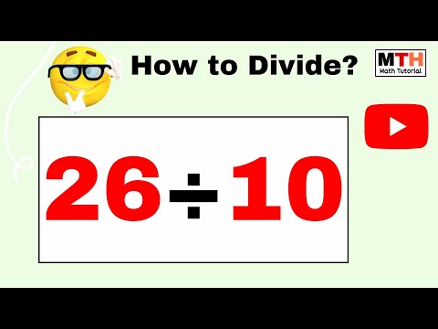 26 divided by 10 (26÷10) | Value of 26/10 | Long Division