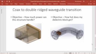 Webinar: Multi-physics Simulation - Coupled RF/ Microwave and Thermal Simulation in Solidworks