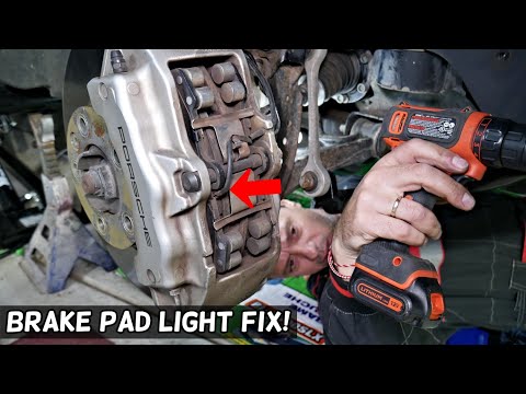 BRAKE PAD WORKSHOP WARNING PORSCHE CAYENNE, AUDI Q7, VW TOUAREG