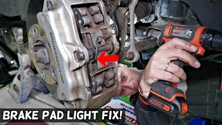 BRAKE PAD WORKSHOP WARNING PORSCHE CAYENNE, AUDI Q7, VW TOUAREG