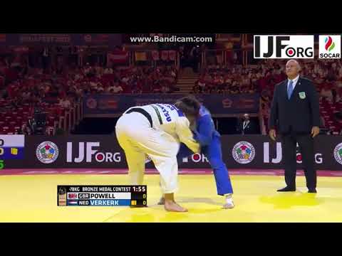 World Judo Championship 2017,Bronze Medal fight -78kg, POWELL (GBR)-VERKERK (NED)
