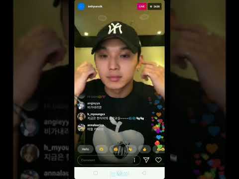BTOB(비투비) 임현식 인스타라이브 (Im Hyunsik Instalive) [08/05/2018]