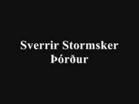 Sverrir Stormsker   Þórður